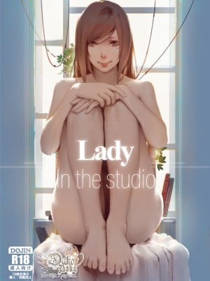 lady in the studio
